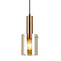 Sardo I mosiądz - Italux - lampa wisząca