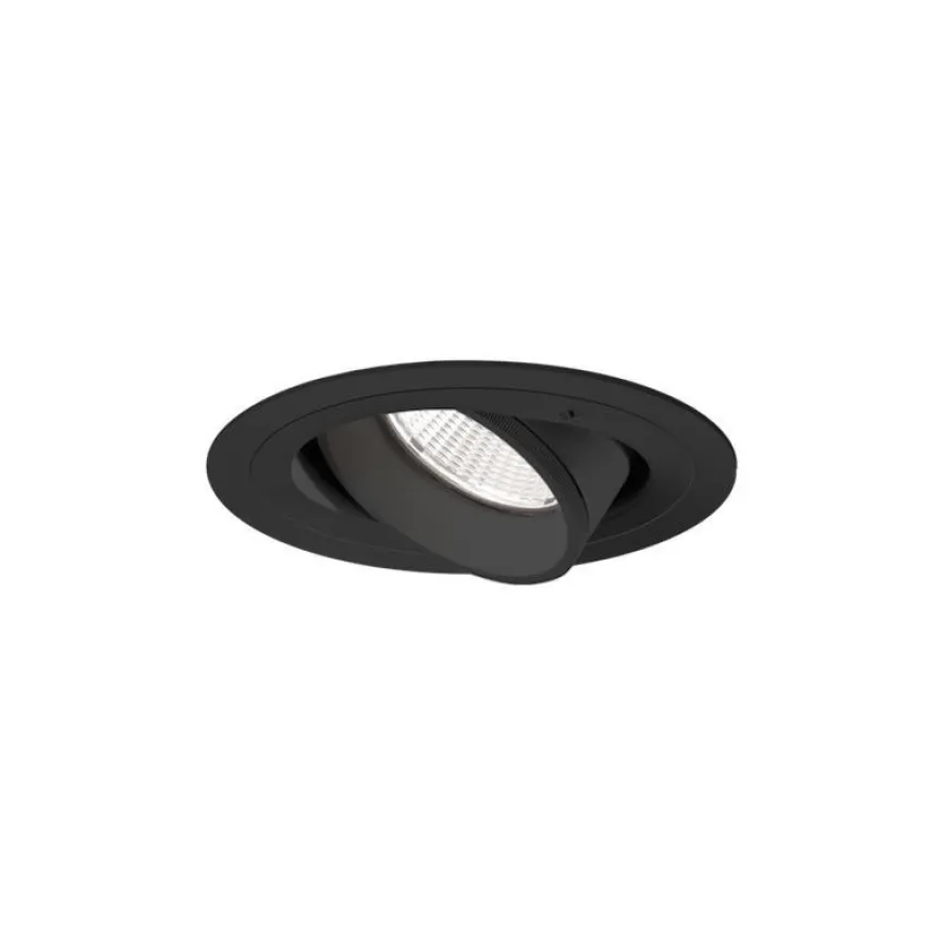 Sasso 80 flush round trim czarny - XAL - oprawa wpuszczana