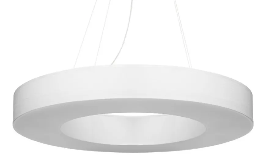 Saturno Slim 70 Biały - SOLLUX LIGHTING - lampa wisząca