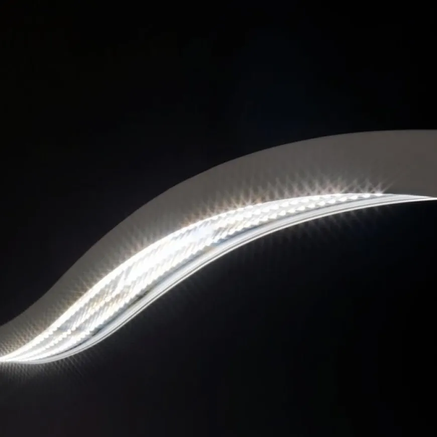 Serpentine L124 biały - Fontana Arte - lampa wisząca