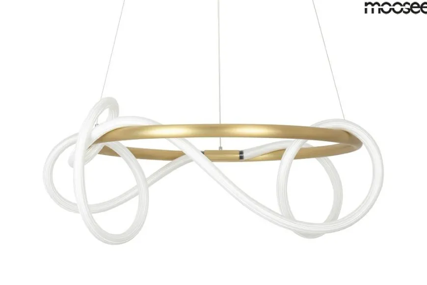 Serpiente 60 Złota - Moosee - lampa wisząca