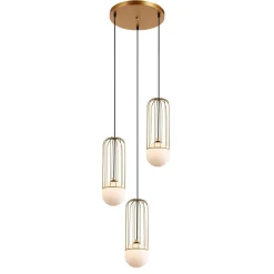 Simon Gold 3 - Italux - lampa wisząca