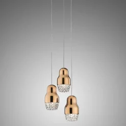 SP Fedora 3 złoty - Axo Light - lampa wisząca