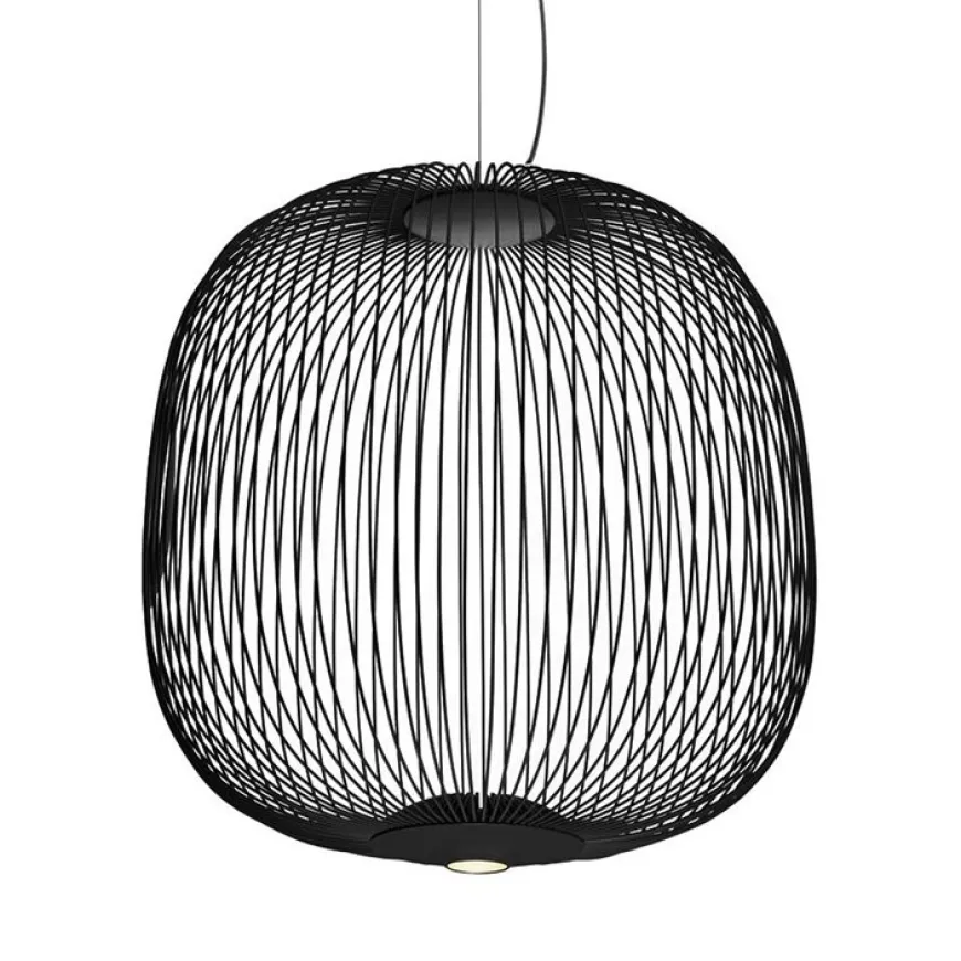 Spokes 2 H52,5 czarny - Foscarini - lampa wisząca
