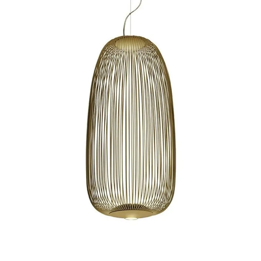 Spokes 1 H71 złoty - Foscarini - lampa wisząca