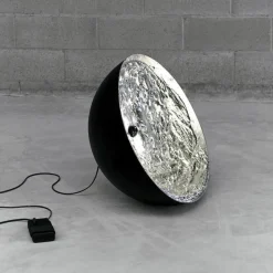 Stchu-moon 01 srebrny - Catellani & Smith - lampa podłogowa