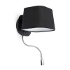 Sweet H45 czarny, chrom - Faro - lampa ścienna