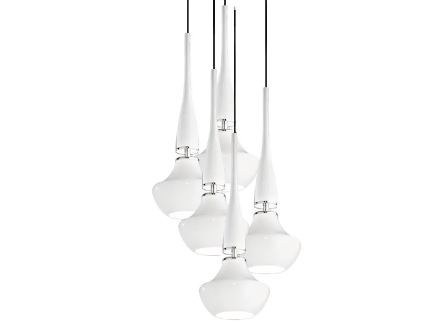 Tasos 5 white - Azzardo - lampa wisząca