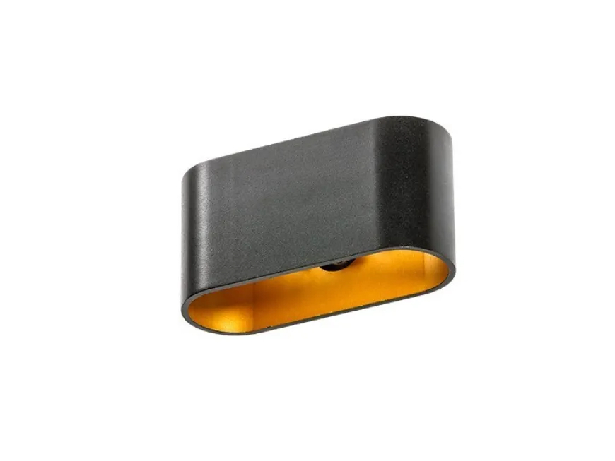 VEGA Black/Gold - Azzardo - kinkiet