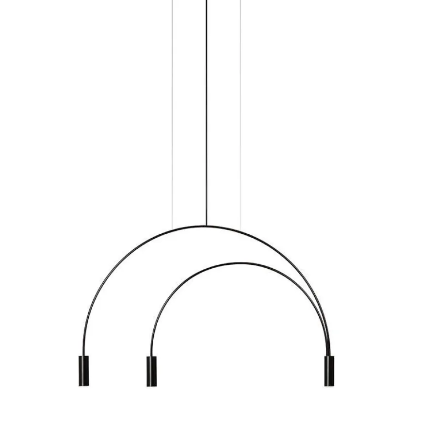 Volta T-3536 W czarny - Estiluz - lampa wisząca