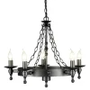 Warwick Graphite Black - Elstead Lighting - lampa 5-płomienna