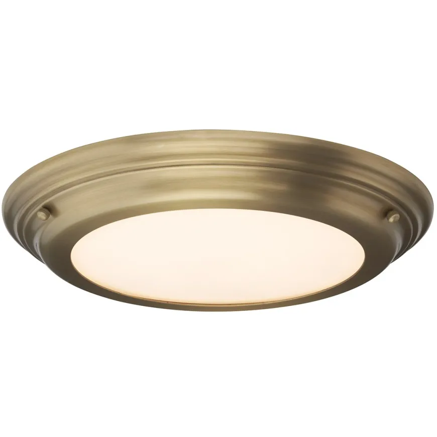 Welland F-AB Led Aged Brass - Elstead Lighting - lampa łazienkowa