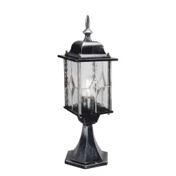 Wexford Black Silver - Elstead Lighting - lampa stojąca niska