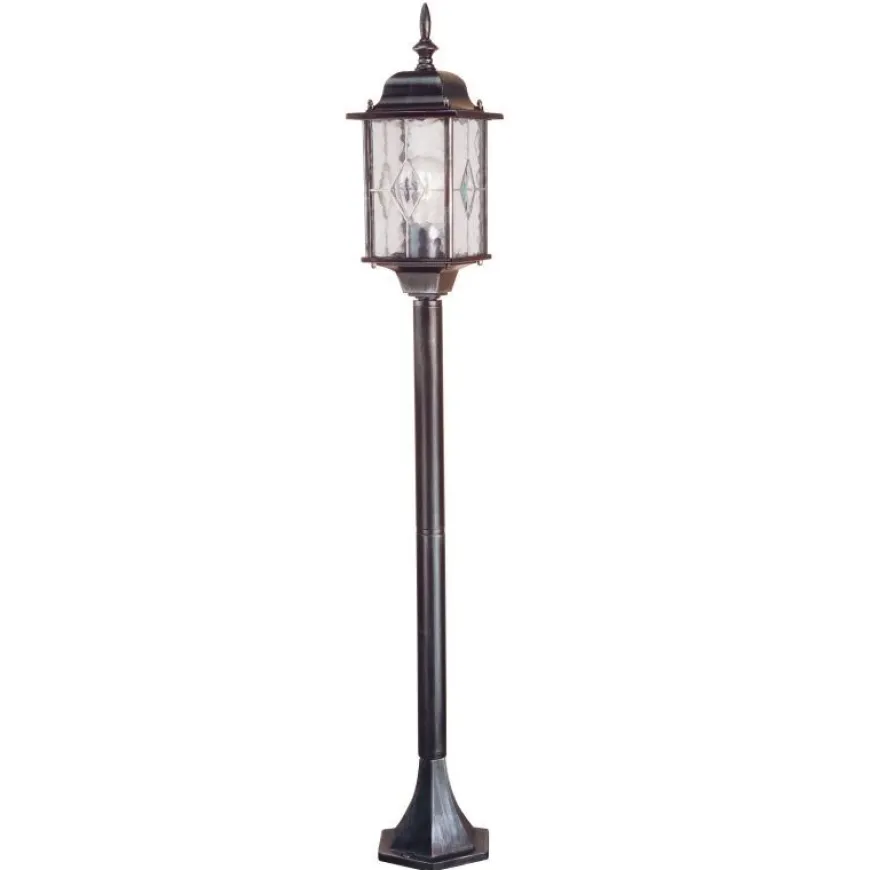 Wexford Black Silver - Elstead Lighting - lampa stojąca wysoka