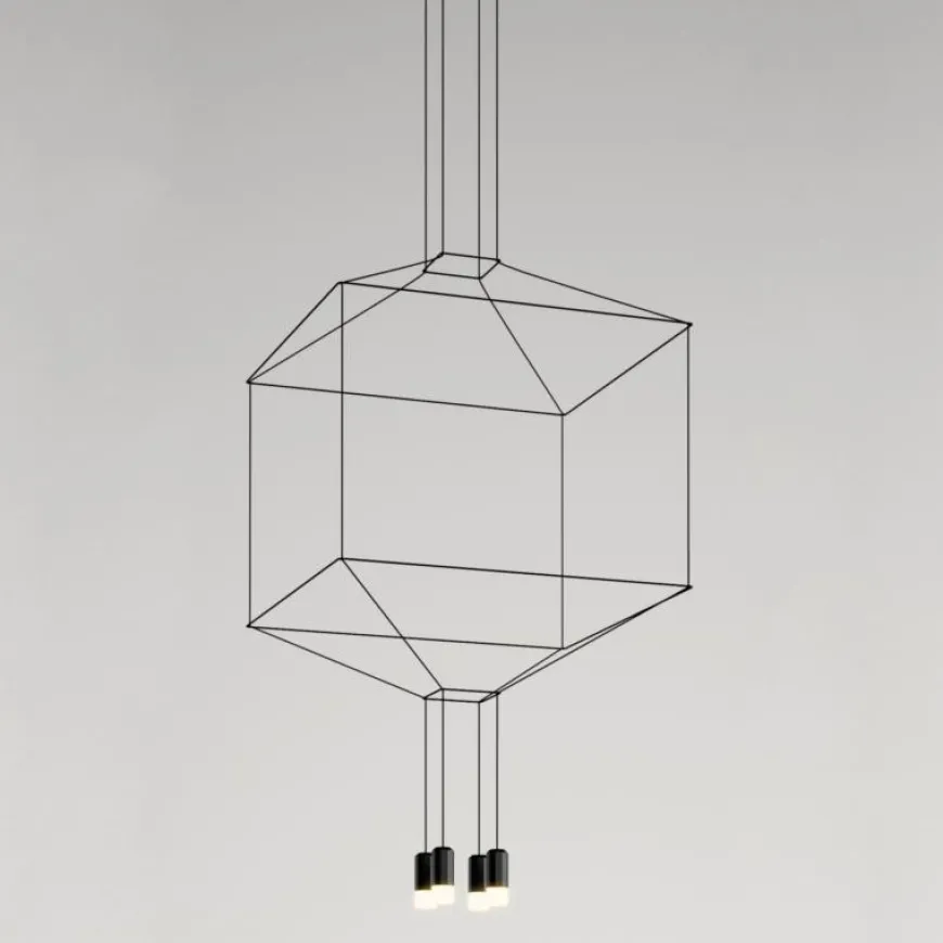 Wireflow 0310 czarny - Vibia - lampa wisząca