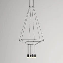 Wireflow 0306 czarny - Vibia - lampa wisząca