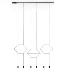 Wireflow Lineal 0325 czarny - Vibia - lampa wisząca